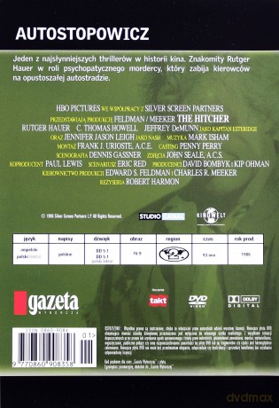 Autostopowicz (Hity dużego ekranu 02) (slim) [DVD]