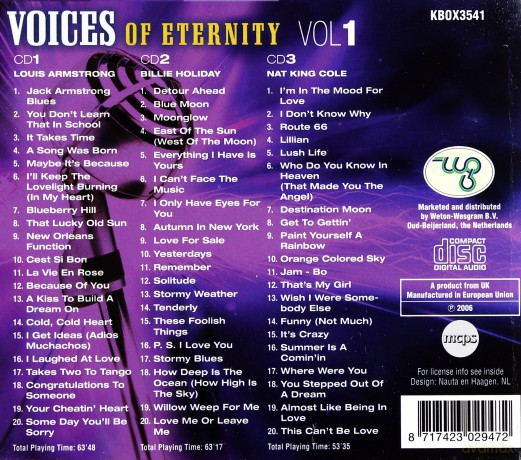 Voices Of Eternity vol. 1 [3CD]