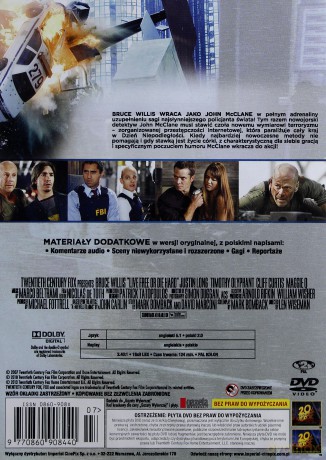 Szklana pułapka 4 [DVD]