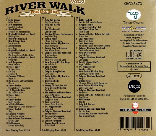 River Walk: Bring back the dixie vol. 3 [3CD]