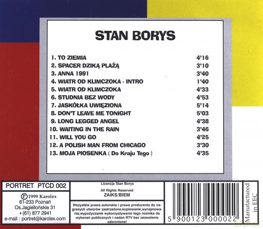 Stan Borys: Portret [CD] 