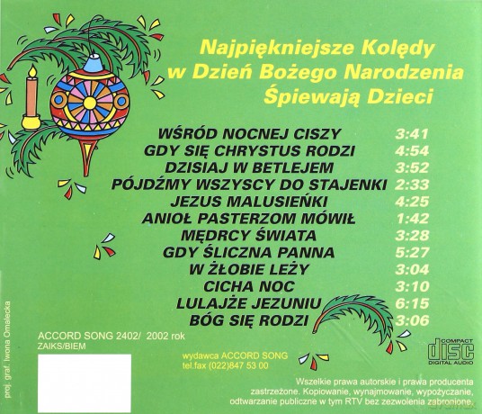 Najpiękniejsze kolędy w dzień Bożego Narodzenia śpiewają dzieci: Pójdźmy wszyscy do stajenki [CD] 