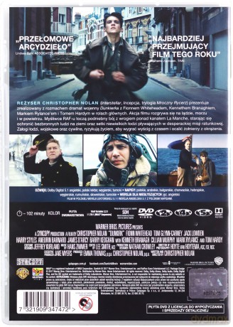 Dunkierka [DVD]