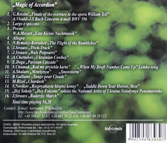 Harmonia: Magic of accordion [CD] 