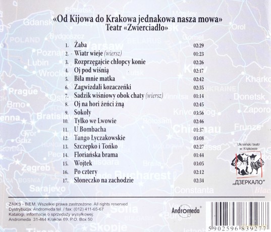 Teatr Zwierciadło: Od Kijowa do Krakowa [CD] 