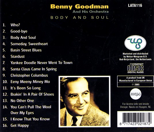 Benny Goodman: Body and soul [CD] 