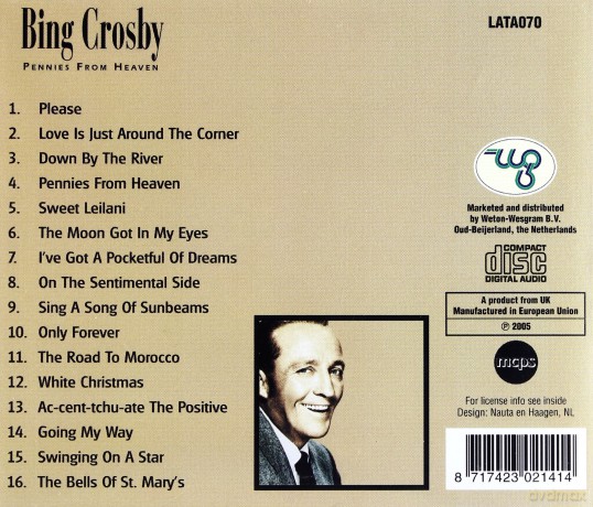 Bing Crosby: Pennies from heaven [CD] 