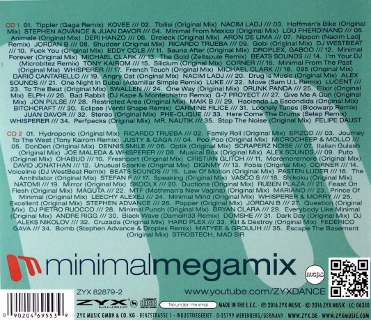 Minimal Megamix 2017 [2CD]