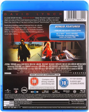 Wild at Heart [Blu-Ray]
