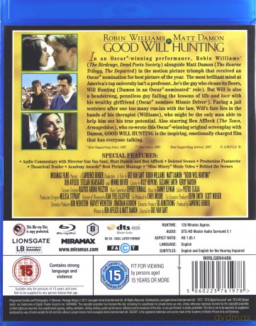 Good Will Hunting [Blu-Ray]