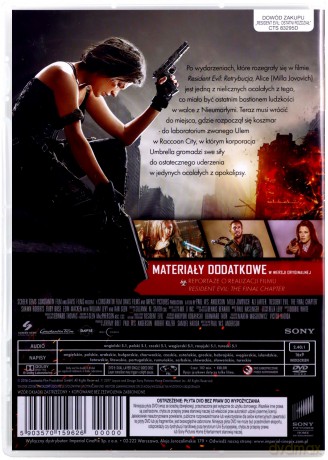 Resident Evil: Ostatni Rozdział [DVD]