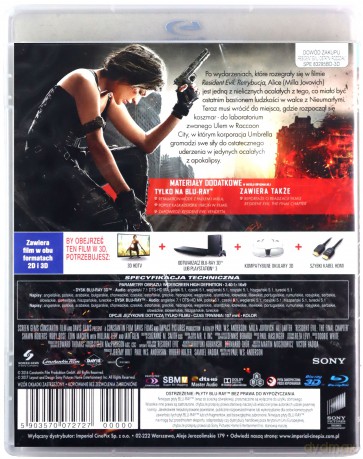 Resident Evil: Ostatni Rozdział [Blu-Ray 3D]+[Blu-Ray]
