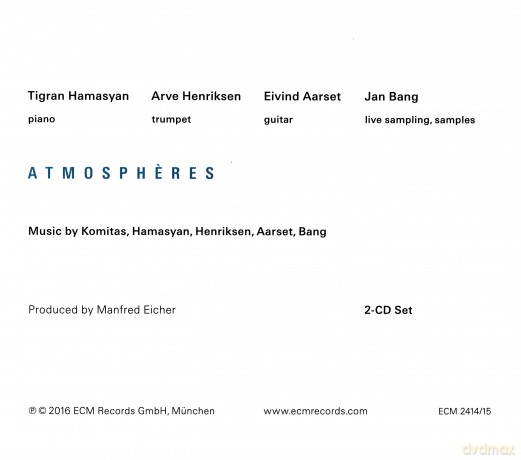 Tigran Hamasyan: Atmospheres [2CD]
