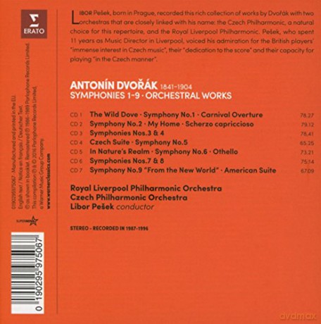 Libor Pesek: Dvorak: The Complete Symphonies [7CD]