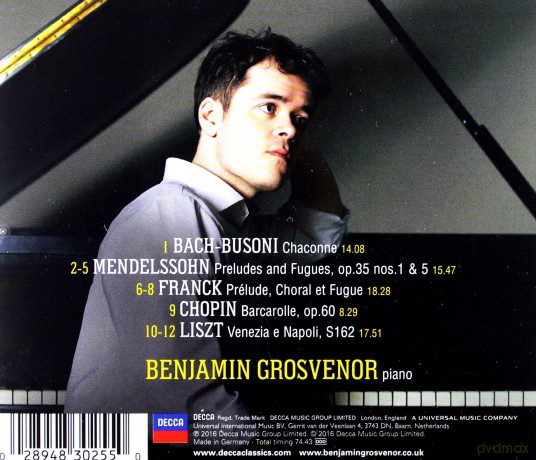 Benjamin Grosvenor: Homages [CD]