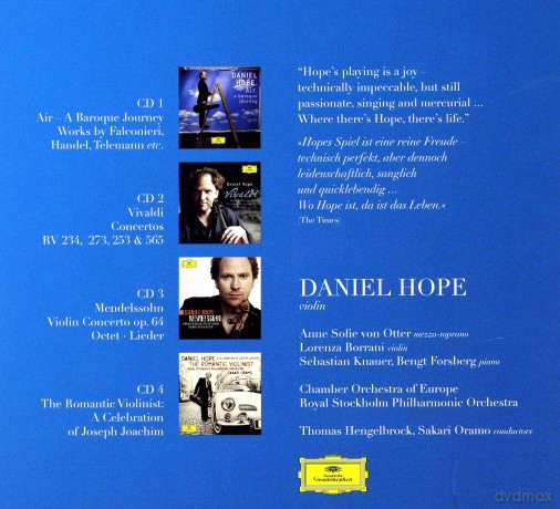 Daniel Hope: It's Me Daniel Hope [4CD]