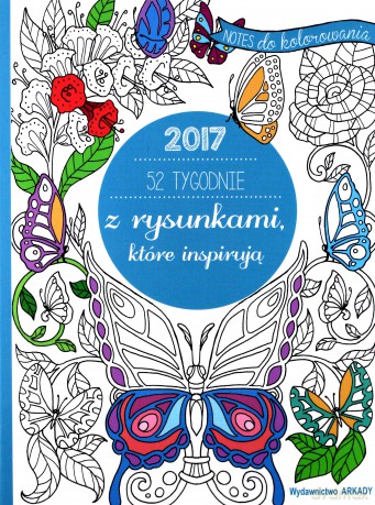 52 tygodnie z rysunkami które inspirują. Notes do kolorowania - Marica Zottino (twarda) [KSIĄŻKA]
