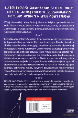 Autostopem przez galaktykę - Douglas Adams (twarda) [KSIĄŻKA]