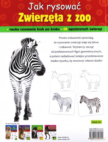 Jak rysować zwierzęta w ZOO - Robbin Cuddy [KSIĄŻKA]