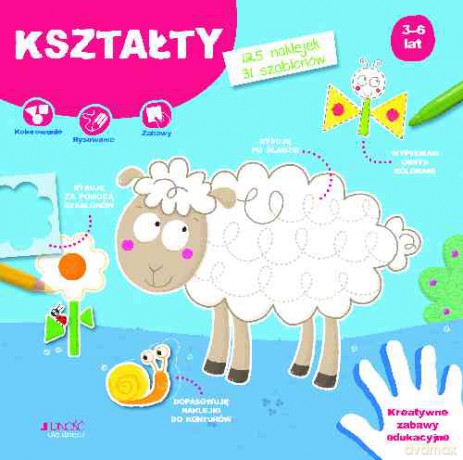 Kształty. Kreatywne zabawy edukacyjne [KSIĄŻKA]