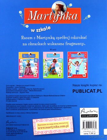 Martynka w szkole. Spróbuj odszukać [KSIĄŻKA]