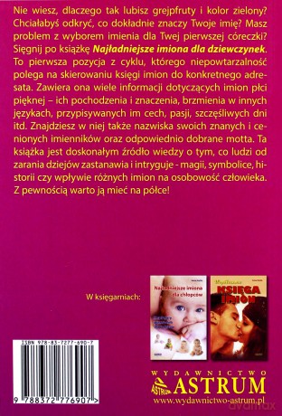 Najładniejsze imiona dla dziewczynek - Iwona Huchla [KSIĄŻKA]