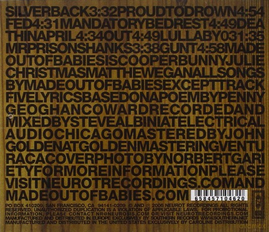Made Out Of Babies: Coward [CD]