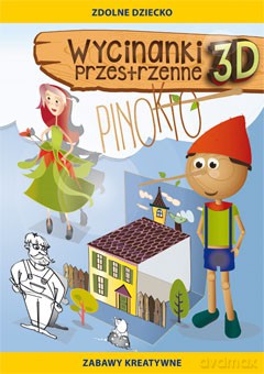 Pinokio. Wycinanki przestrzenne 3D - Beata Guzowska [KSIĄŻKA]