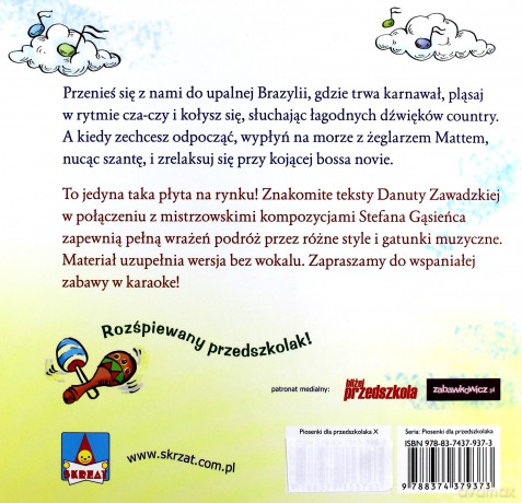 Piosenki dla przedszkolaka 10 - Danuta Zawadzka [KSIĄŻKA]