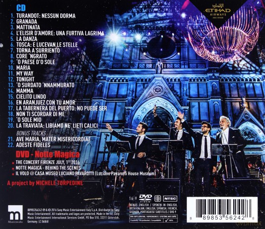 Il Volo: Notte Magica - A Tribute to Three Tenors (Live) [CD]+[DVD]