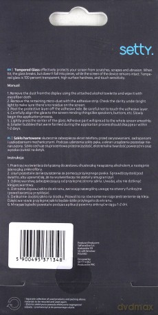 Szkło hartowane SETTY do Sony Xperia Z1