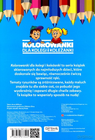 Rowery i motory. Kolorowanki dla kolegi i koleżanki [KSIĄŻKA]