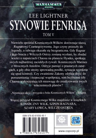 Synowie Fenrisa. Kosmiczny wilk (Tom 5) - Lee Lightner [KSIĄŻKA]