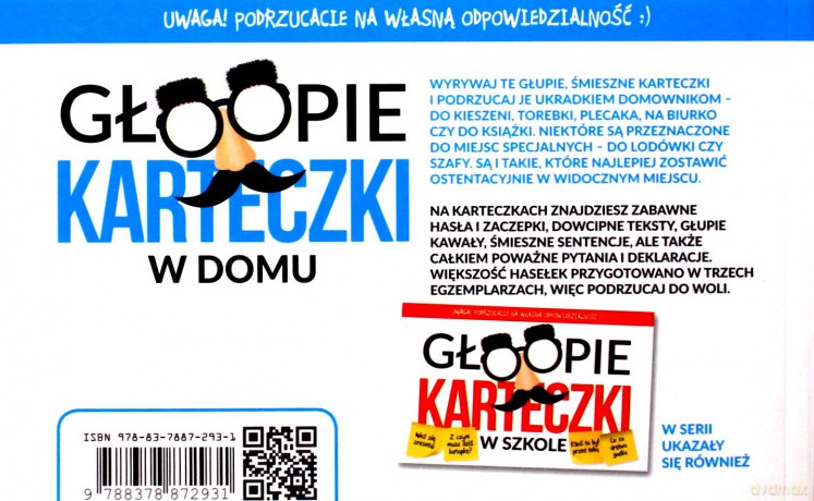 W domu. Głoopie karteczki - Krzysztof Żywczak [KSIĄŻKA]