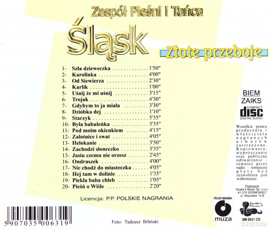 Zespół Pieśni i Tańca Śląsk: Złote przeboje [CD]