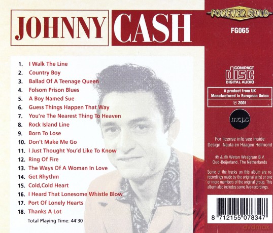 Johnny Cash: Jonny Cash [CD]