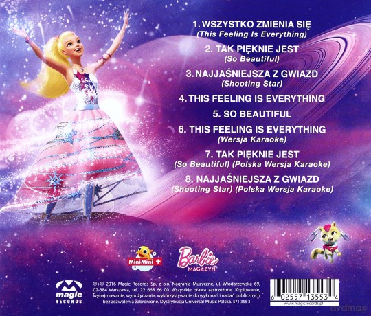 Barbie: Gwiezdna Przygoda soundtrack [CD]