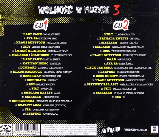 Wolność w Muzyce vol. 3 [2CD]