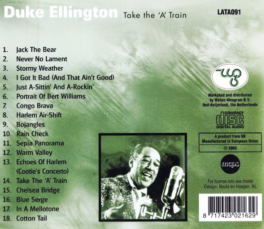 Duke Ellington: Take the 'A' Train [CD]
