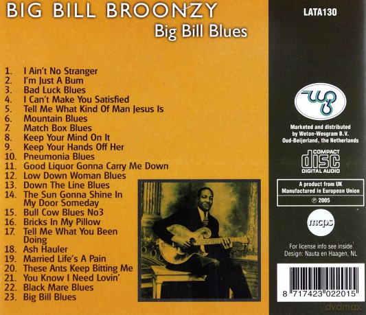 Big Bill Broonzy: Big Bill Blues [CD]