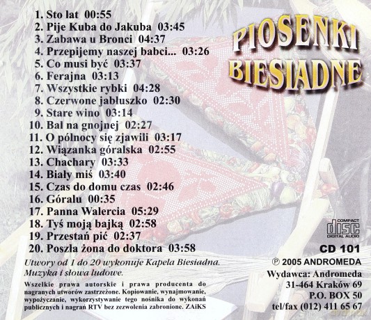 Piosenki Biesiadne: Panna Walercia [CD]