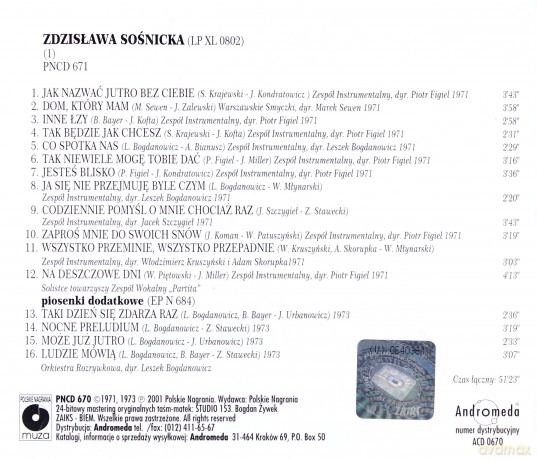 Zdzisława Sośnicka: Zdzisława Sośnicka [CD]