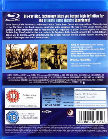 Young Guns [Blu-Ray]