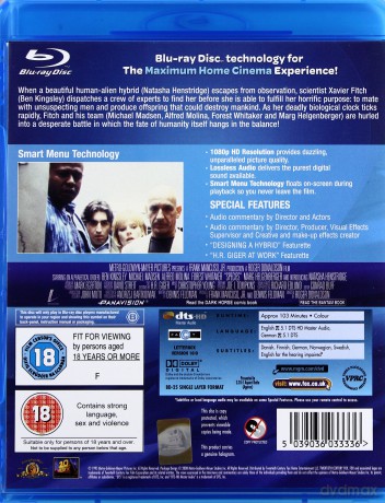Species [Blu-Ray]