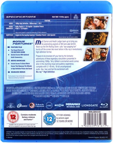 Brothers Grimm [Blu-Ray]