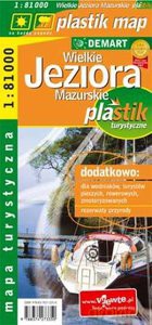 Wielki Jeziora Mazurskie mapa plastik 1:81000