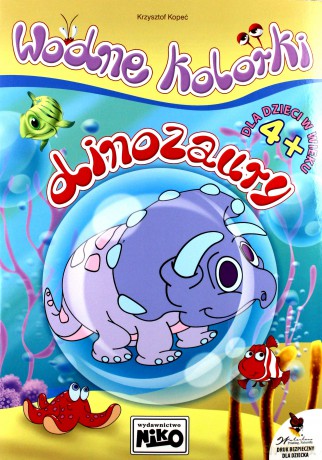 Wodne kolorki DINOZAURY - Krzysztof Kopeć [KSIĄŻKA]