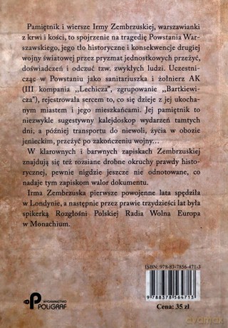 Z Warszawą w sercu - Irma Zembrzuska [KSIĄŻKA]