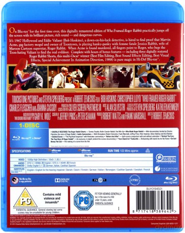 Who Framed Roger Rabbit [Blu-Ray]