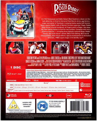 Who Framed Roger Rabbit [Blu-Ray]